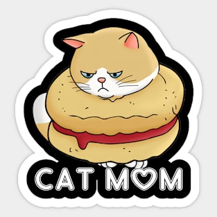 Cat mom Sticker